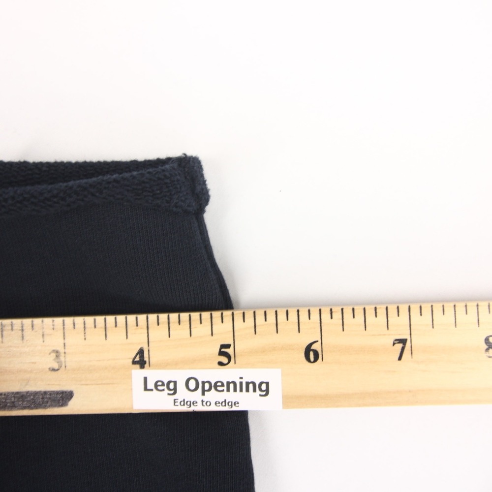 Frank and Eileen Christine Sweatpants Womens M Navy Blue Tee Lab Terry Tulip Hem - Picture 8 of 11